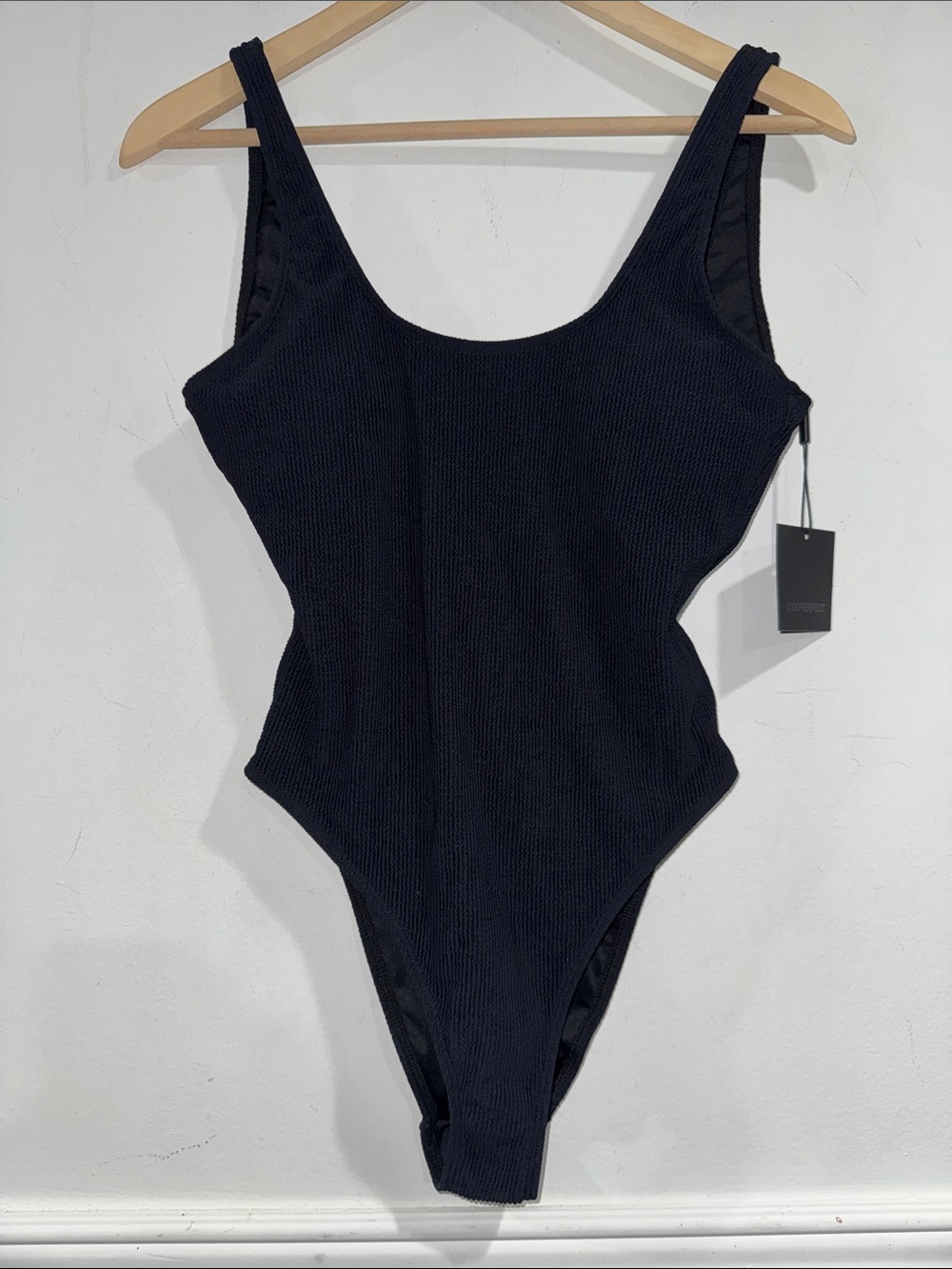 Dixperfect swimsuit black bathing suit medium NEW